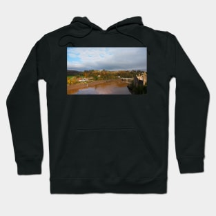 The Old Wye Bridge, Chepstow, Wales Hoodie